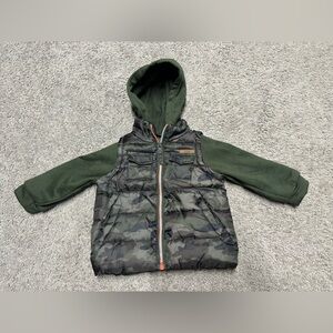Xtreme Green Camouflage Hooded Jacket